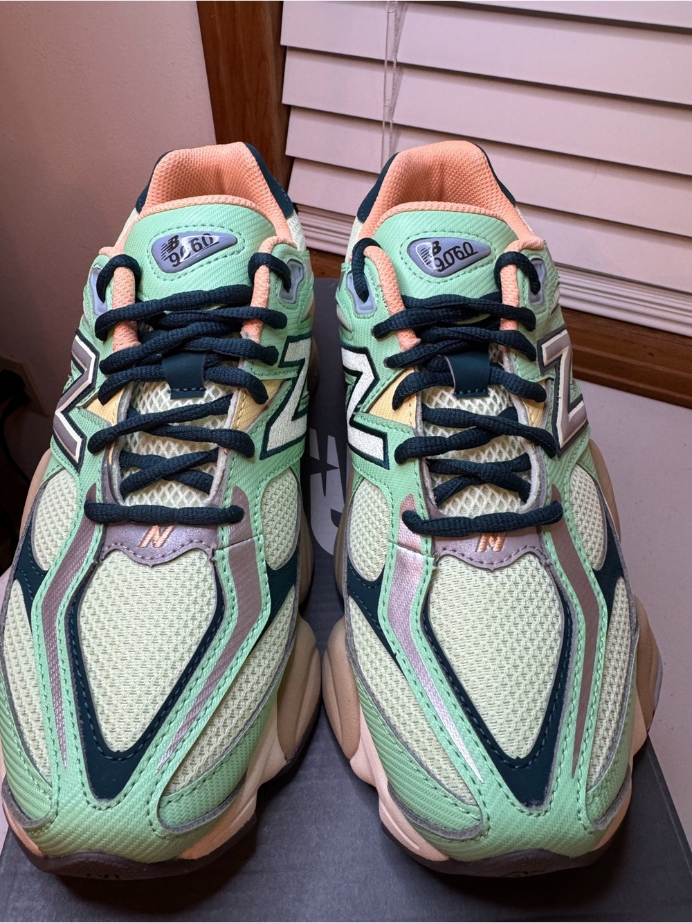 New Balance 9060 Sweetgrass Deep Ocean - Picture 5 of 9